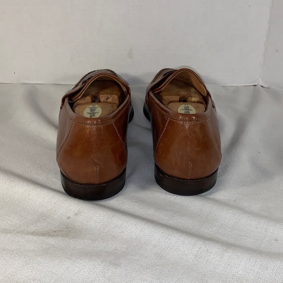 Bally Men\'s Brown Leather Slip-On Loafers with Gold Accent main image 6